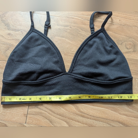 Athleta Charcoal Ribbed Bralette - Picture 6 of 7